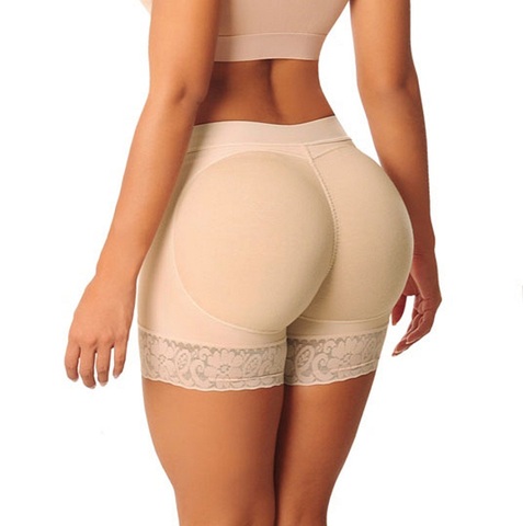 2022 New Style Women Pantie Push Up Hip High Waist Elastic Padded Panty Safety Underwear Skinny Bodyshort Oversize XXXL ► Photo 1/1