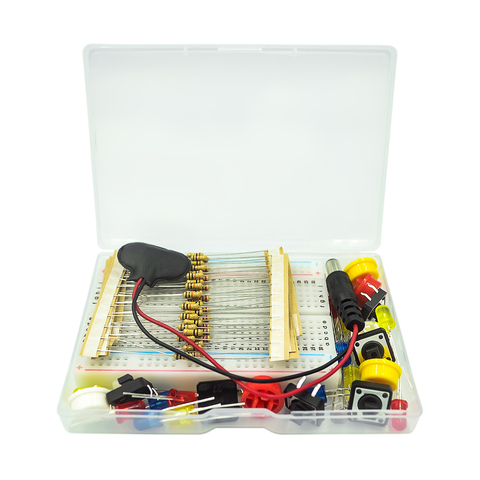 Starter Kit Uno R3 Mini Breadboard LED Jumper Wire Button for arduino Diy Kit school education lab ► Photo 1/4