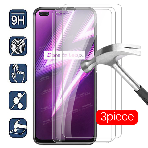 3pcs protective Glass For oppo realme 6 pro Glass on realmy raelme realmi 6 pro 6pro realme6 screen protector safety tremp Film ► Photo 1/6