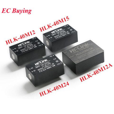 AC-DC Power Module Mini Isolation Switch AC to DC Power Supply Module 220V to12V/15V/24V HLK-40M12 HLK-40M15 HLK-40M24 ► Photo 1/1