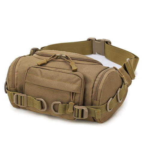 Outdoor Army Fan Tactical Bag Big Pockets Riding Travel Pockets Hiking Running Pockets Leisure Chest Bag Men Bag Waterproof Wear ► Photo 1/6