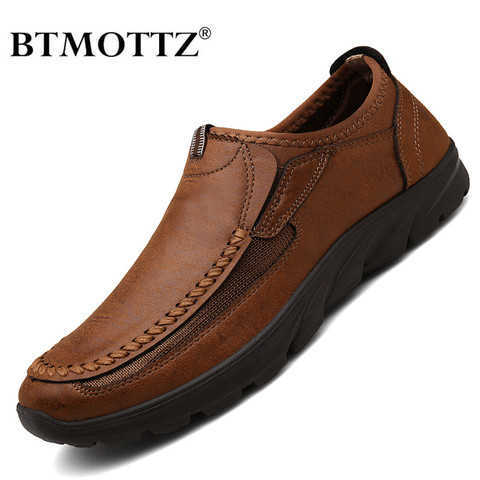 Men Casual Shoes Brand 2022 Fashion Mens Loafers Moccasins Breathable Slip on Retro Driving Shoes Men Sneakers Plus Size 39-48 ► Photo 1/6