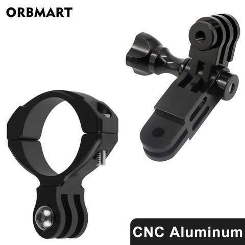 Aluminum Motorcycle Bike Adjustable Handlebar Holder Mount Adapter for GoPro Hero Yi 4k SJCAM Action Camera Accessories ► Photo 1/6