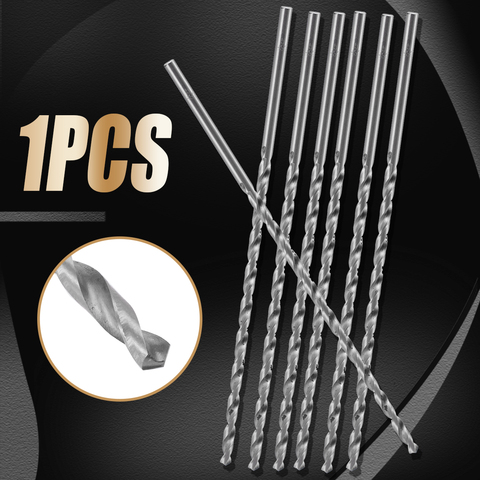 1pc 4-10mm HSS Twist Drill Bit Extra Long 200mm Straight Shank Drill Bit For Metal Plastic Power Tool ► Photo 1/6