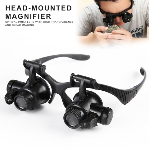 Head Wearing Glasses Magnifier For Low Vision Headband Eyewear