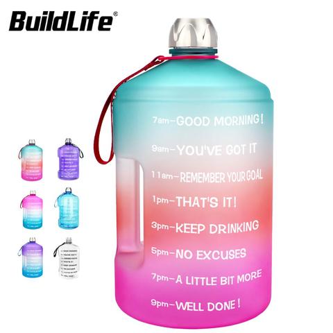 1 Gallon Water Bottles with Straw, 128 oz / 3.8L Water Bottle BPA