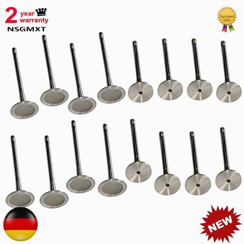 AP01 16pcs Engine Intake & Exhaust Valves for Audi A3 A4 A5 Q5 2.0T VW Golf Jetta Beetle Passat CC 2.0L 06D109611H 06D109601M ► Photo 1/6