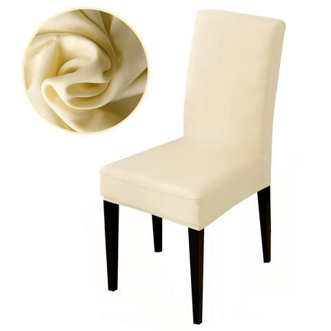 Solid color stretch Chair Cover Spandex Fabric seat Chair Covers restaurant Hotel Party Banquet Slipcovers home decoration event ► Photo 1/6