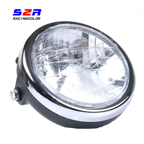 S2R Headlights Classic Round Moto Headlight Headlamp For HONDA CB125 GL150 CB 125 GL 150 Motorcycle Headlight ► Photo 1/6