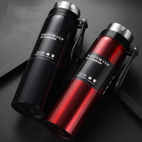 1000ml Thermal Water Bottle Thermos Vacuum Flask Double Stainless