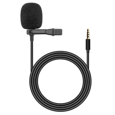 Mcoplus 3.5mm lapel lavalier microphone microfone Wired Mikrofo mic for phone iPhone 5 6 6s Android Smartphone for YouTube Vlog ► Photo 1/6