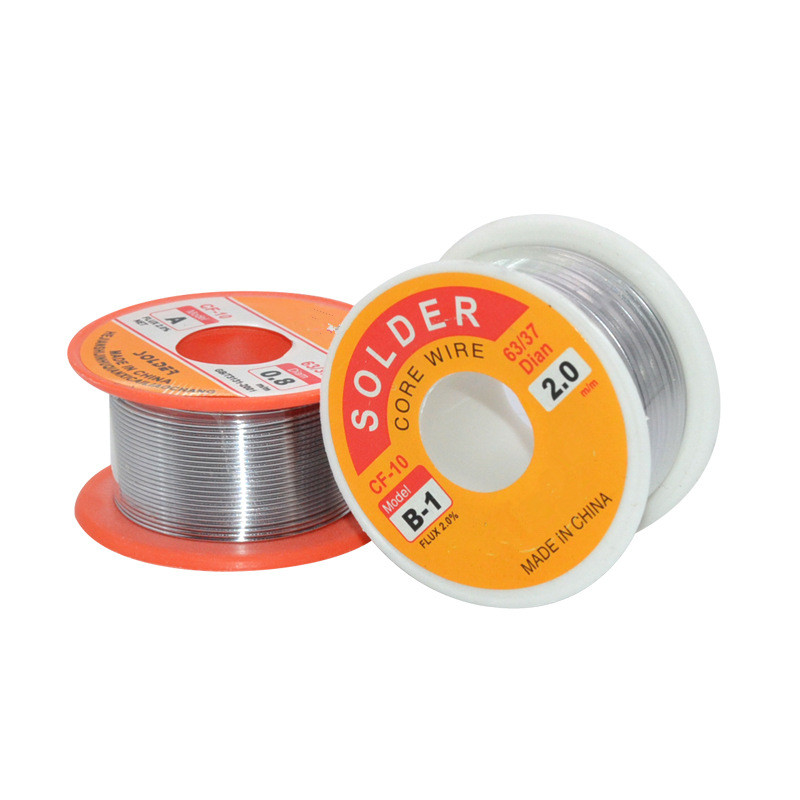 1pc 63/37 0.8mm Tin Lead Rosin Core Wire Solder Flux Soldering Welding Iron Reel