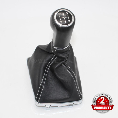 For OPEL ASTRA III H 1.6 VAUXHALL 2004 2005 2006 2007 2008 2009 2010 Car 5 / 6 Speed Gear Lever Shift Knob With Leather Boot ► Photo 1/6