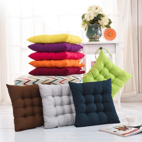 Office Decor Comfortable Cotton Seat Cushion Winter Office Bar Chair Back Seat Cushions Sofa Pillow Buttocks Chair Cushion ► Photo 1/6