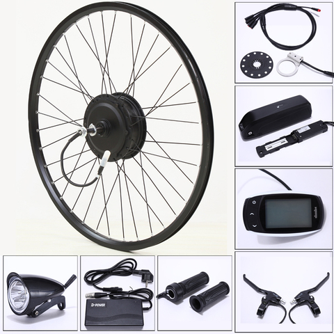 Electric bicycle Conversion Kit 48V 500W 13AH USB Mountain Bike Wheel Motor Rear for 26/29 inch Ebike Electric bicycle accessori ► Photo 1/6