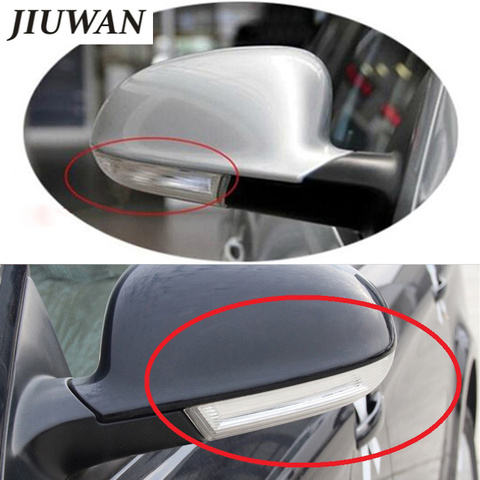JIUWAN LED Side Rearview Mirror Turn Signal Light Steering Lamp For VW Passat B6 Golf 5 Jetta MK5 Auto Accessories Car styling ► Photo 1/6