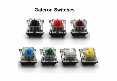 Gateron Switches 3-pin 5-pin Replacement of Kailh Switches and Cherry MX Switches of Mechanical Keyboard Free Shipping ► Photo 1/6