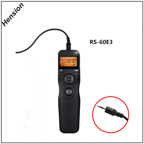 RS-60E3 Shutter Release Remote Control Cord for Canon EOS 1300D 1100D 1200D 1000D 100D 350D 500D 550D 600D 650D 700D 750D ► Photo 1/6