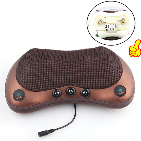 Relaxation Massage Pillow Vibrator Electric Shoulder Back Heating Kneading Infrared therapy shiatsu Neck Massage ► Photo 1/6