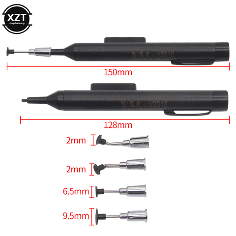 Anti-satic IC Pick Up Vacuum Sucker Pen + 4 Suction Headers For BGA SMD Work Reballing Aids Vacuum Sucking Pen ► Photo 1/6