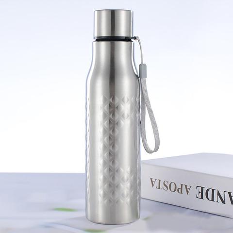 750ml Portable Outdoor Water Bottle Stainless Steel Large Capacity Single Wall Hot Cold Water Bottles Thermal Insulation Bottle ► Photo 1/6