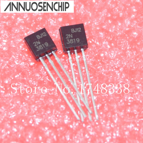 10pcs/lot 2N3819 TO-92 2N3819 TO92 new and best quality ► Photo 1/4