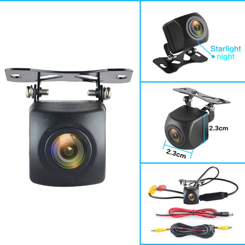 Car rear view camera universal backup reversing camera XGYS night vision waterproof 150 degree mini night vision HD color image ► Photo 1/6