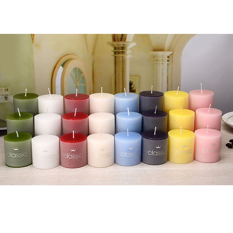 HOT 1 Pcs Scented Candles Craft Candle Gifts Wedding Column Wax ► Photo 1/6