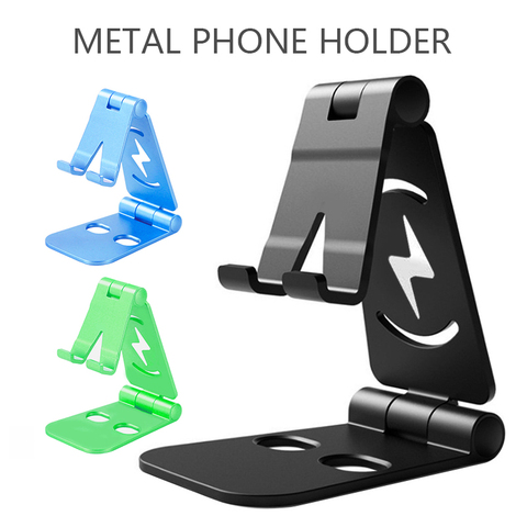 4 Colors Rotating Tablet Phone Holder For IPhone Huawei Xiaomi Plastic Phone Stand Desk Tablet Folding Stand Desktop Dropship ► Photo 1/6