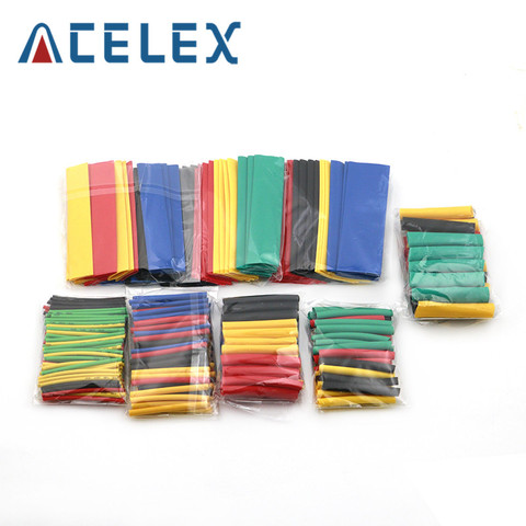 164pcs/Set Heat Shrink Tube termoretractil Polyolefin Shrinking Assorted Insulated Sleeving Tubing Wrap Wire Cable Sleeve Kit ► Photo 1/3