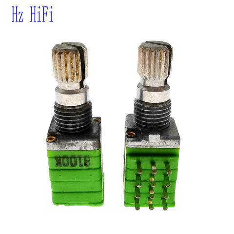 1PCS High quality Taiwan ALPHA RD094A20 B100K Stereo Volume Potentiometer Hifi Audio 4 Channels Volume Potentiometer 100K ► Photo 1/6