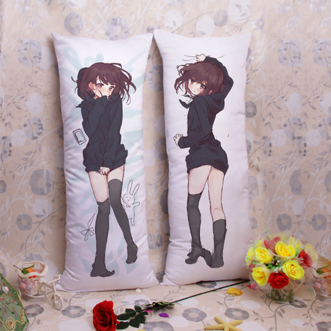 Menhera chan Manga Otaku Hugging Body Cushion Cover Decorative Pillow Cover case Anime Gift Dakimakura Pillowcases Dropshipping ► Photo 1/6
