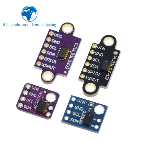 VL53L0X Time-of-Flight (ToF) Laser Ranging Sensor Breakout 940nm GY-VL53L0XV2 Laser Distance Module I2C IIC 3.3V/5V For Arduino ► Photo 1/6