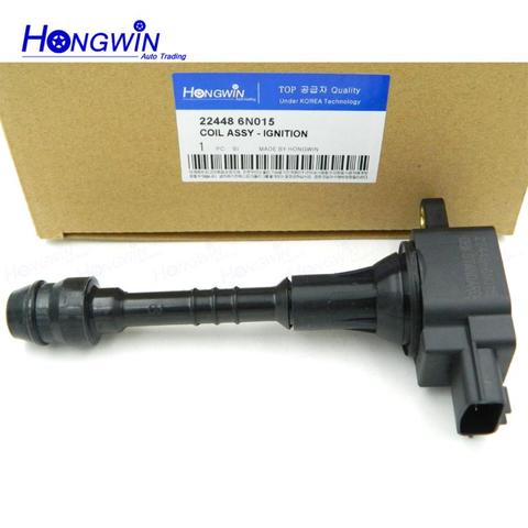 Genuine No.: 22448 6N015 Ignition Coil Fits Nissan Sentra 1.8 Almera N16 Primera P11 AIC-4004G 22448-6N011,224486N011,224486N015 ► Photo 1/6