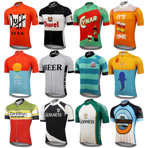 Retro Beer Cycling 2022 Summer Ropa Ciclismo Team Bicycling Clothing 16 Styles MTB Biking Wear BOUYGUES - history & Review | AliExpress Seller - Bouygues Store Alitools.io