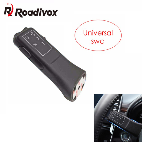 Universal Car Steering Wheel Button Remote Controller Car Radio GPS Navigation DVD 2 Din Android Wired Remote Control 5 Keys ► Photo 1/6