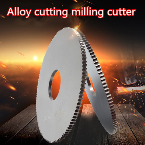 1PCS 40mm/50mm/60mm/75mm/80mm/100mm Solid carbide cutting saw blade milling cutte ,Slotting cutter,(0.8mm 1.0mm 1.5mm-5.0mm) ► Photo 1/5