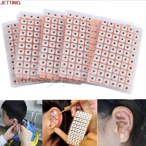 10Sheet=600 PcsRelaxation Ears Stickers Acupuncture Needle Ear Vaccaria Seeds Ear Massage Auricular-paster Press Seeds ► Photo 1/6