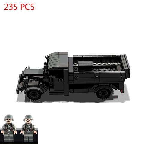 hot lepining military WW2 technic Opels Lightning Truck vehicles German Army weapons moc model bricks Building Blocks toys gift ► Photo 1/2