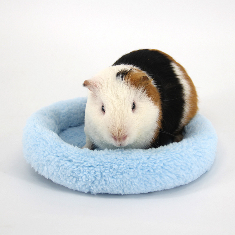 Guinea Pig Hamster Rabbit Bed House Soft Fleece Warm Small Dog Bed Pet Cat House 