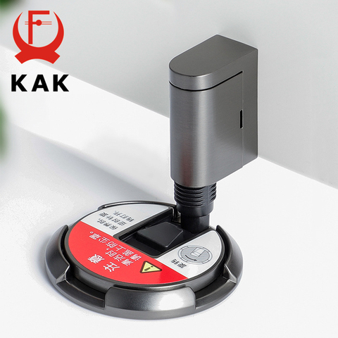 KAK Heavy Duty Magnetic Door Stopper Mechanical Door Stop Adjustable Door Holder Non-punch Sticker Furniture Door Hardware ► Photo 1/6