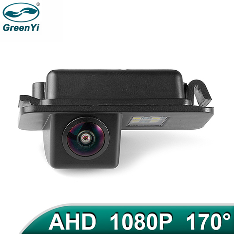 GreenYi 170° 1920*1080P HD AHD Night Vision Vehicle Rear View Reverse Camera For Ford Mondeo Fiesta Focus Hatchback S-Max Kuga ► Photo 1/6