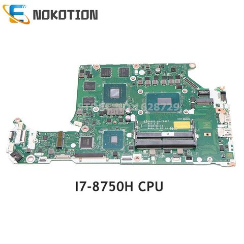 NOKOTION Laptop Motherboard for Acer AN515-52 AN515 DH5VF LA-F952P NBQ3M11003 NBQ3M11003 GTX 1050 GPU SR3YY I7-8750H CPU ► Photo 1/6