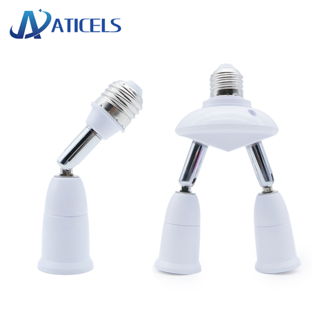 E27 Splitter 2/3/4/5 heads Adjustable E27 To E27 Base LED Bulb Adapter Converter Lamp Holder Socket Splitter ► Photo 1/6