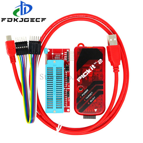 PICKIT2 Programmer + PIC ICD2 PIC Kit2 PICKit 2 PICKIT 3 Programming Adapter Universal Programmer Seat ► Photo 1/4