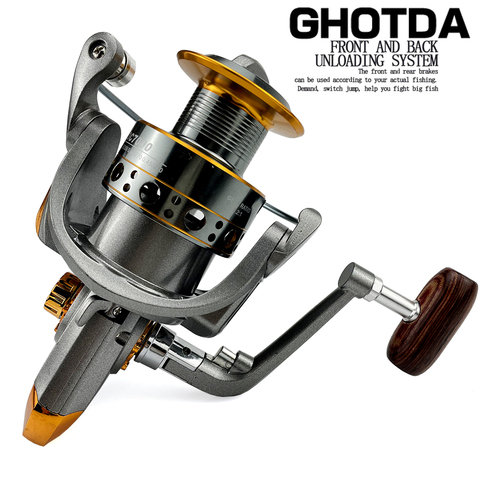 1000 2000 2500 3000 4000 5000 6000 7000 Spinning Fishing Reel High Gear Ratio 5.2:1 13BB ► Photo 1/6