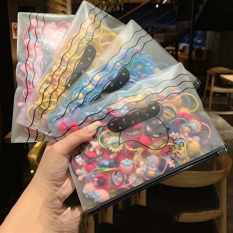 20/500/1000pcs Rubber Elastic Hair Bands Cute Cartoon Animal Fruit Girls Hair Rope Tie Candy Color Ponytail Holder Head Band ► Photo 1/6