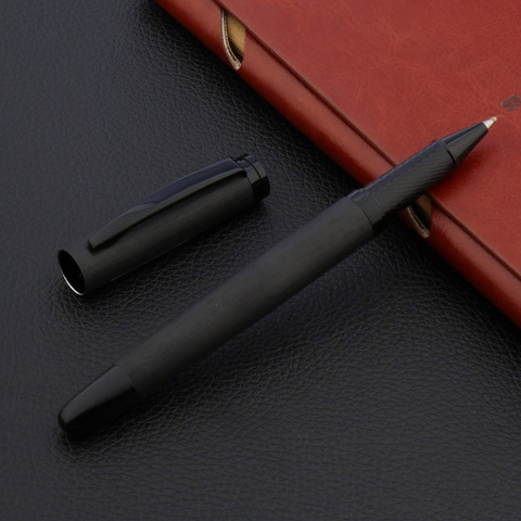 luxury High quality 009 Brushed signature roller ball pen Frosted BLACK Stationery Office school supplies ball point ink pen NEW ► Photo 1/6