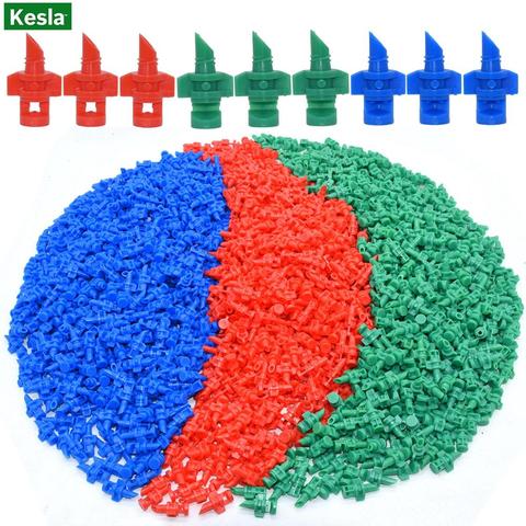 KESLA 100PCS 90/180/360 Degree Refraction Nozzle Garden Sprinkler Agriculture Irrigation Plant Spray Nozzle Misting for Flowers ► Photo 1/6