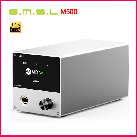 SMSL M500 DAC Headphone AMP MQA ES9038PRO ES9311 XMOS XU-216 32bit 768kHz DSD512 Hi-Res Audio DAC Headphone Amplifier ► Photo 1/5